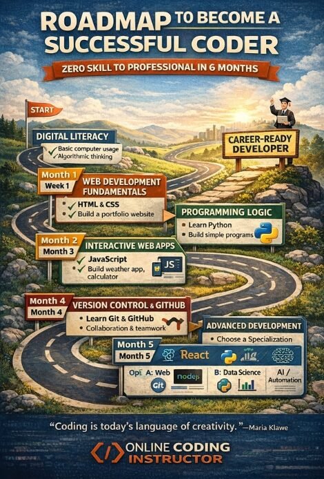 Roadmap to Become a Successful Coder (From Zero to Professional ...